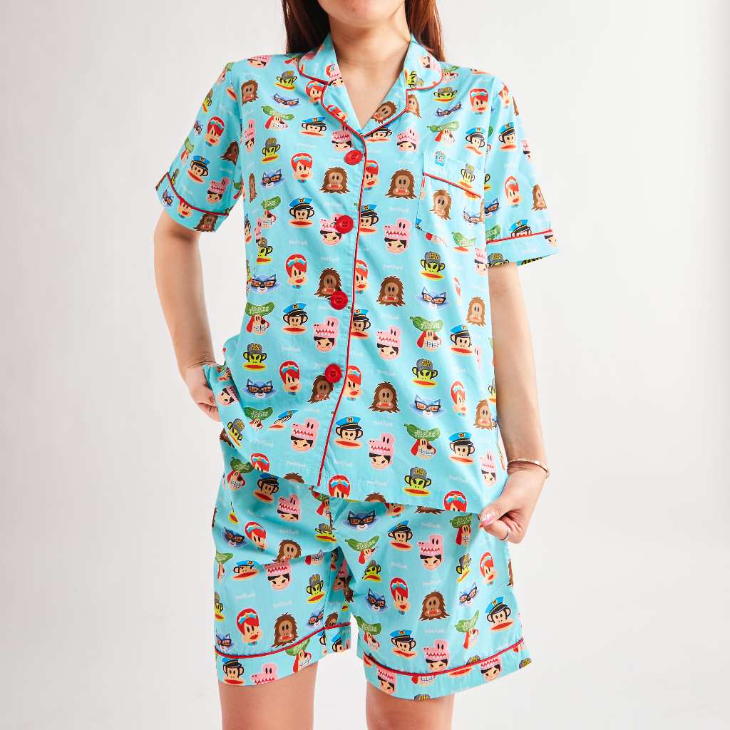 PAUL FRANK ชุดนอนกางเกงขาสั้น JULIUS AND FRIENDS IN THE WILD SS SHORTS SET