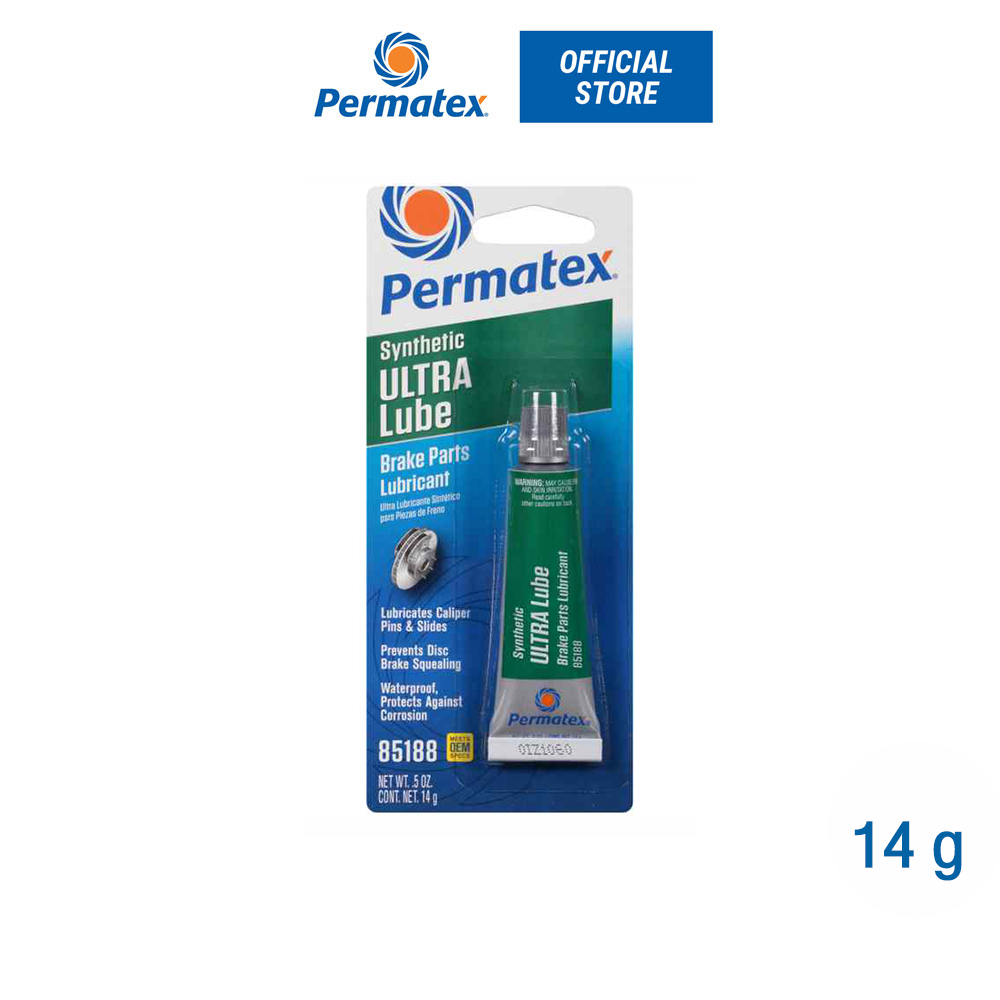Permatex 85188 Synthetic Ultra Lube Brake Parts Lubricant จาระบีหล่อลื่นชิ้นส่วนเบรค ขนาด 0.5 ออนซ์