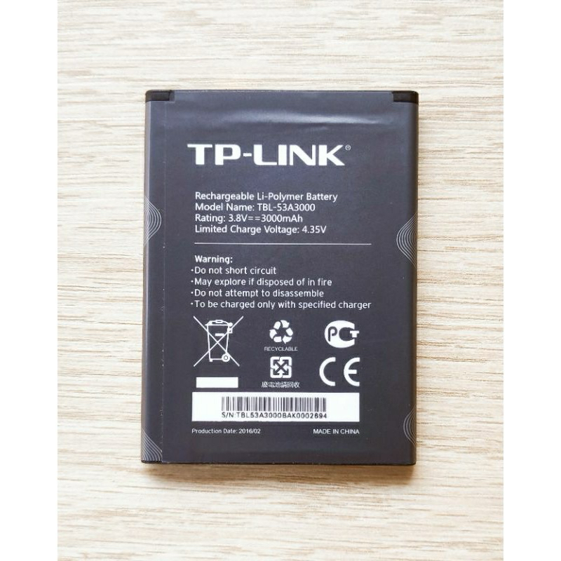 TBL-53A3000 TBL-53B3000 แบตเตอรี่สำหรับ TP-LINK WIFI MiFi M7650