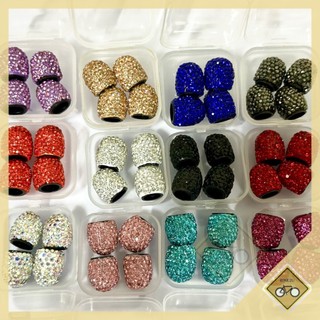 x4ชิ้น/กล่อง จุก ลม เพชร 12 สี  จักรยาน มอเตอร์ไซค์ รถยนต์ มีสินค้าพร้อมส่ง