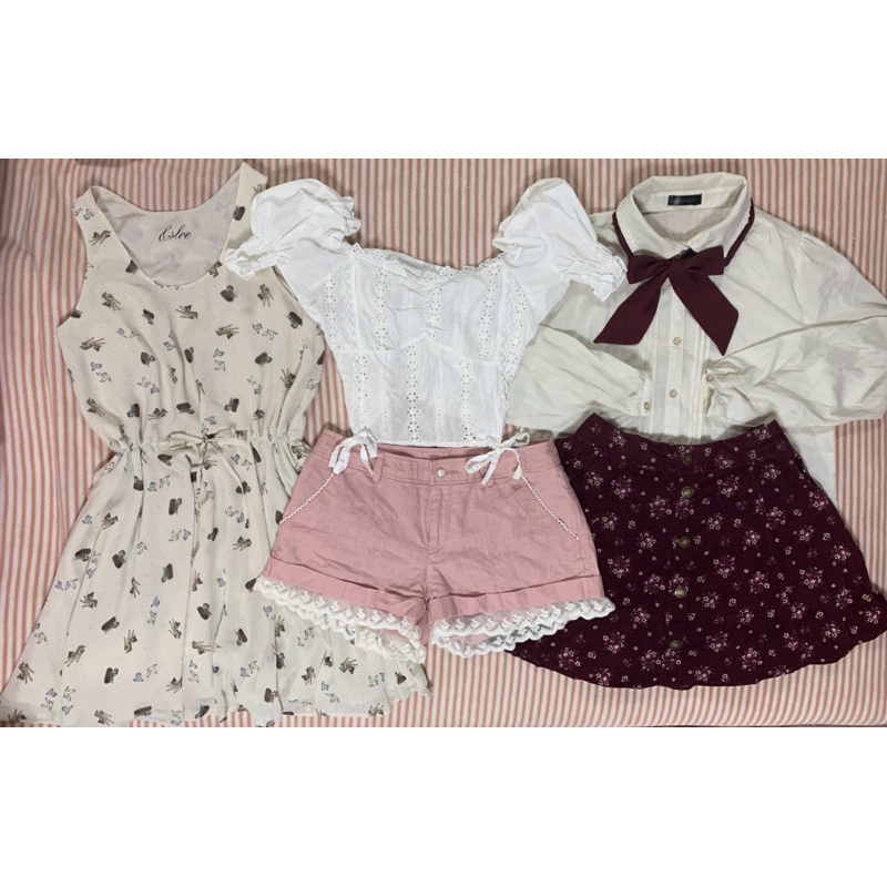 กางเกง Ank rouge/ เลื้อฉลุ ลูกไม้/ เดรส Disney Bambi/ ชุด set กระโปรงญี่ปุ่น เสื้อญี่ปุ่น กางเกงญี่ปุ่น โลลิต้า Lolita