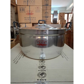 Crocodile Cookware หม้อ 2 หู ตราจระเข้ วัสดุ อลูมิเนียม (เลือกขนาดได้) ขนาด 34 - 45 ซม. หม้อแกง