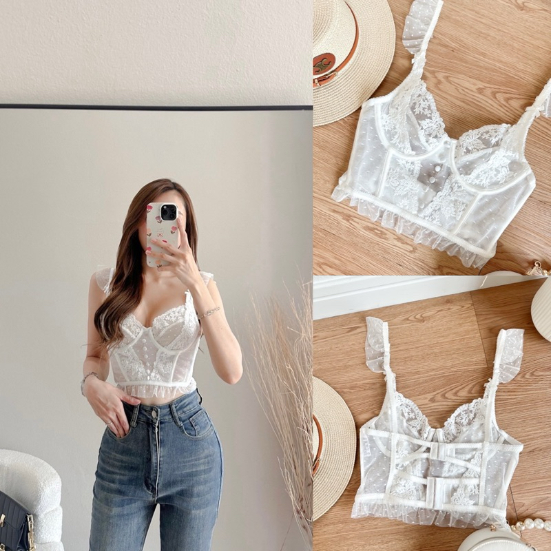 INFINITY : Yochi bra บลาลูกไม้คอร์เซ็ท