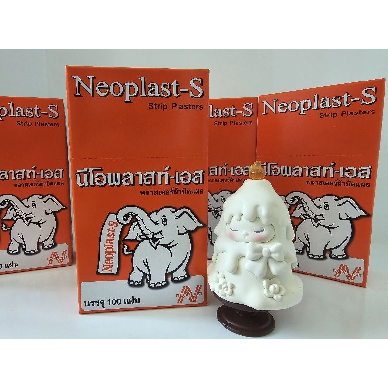พลาสเตอร์ผ้าปิดแผล นีโอพลาสท์-เอส Neoplast-S กล่อง 100 ชิ้น