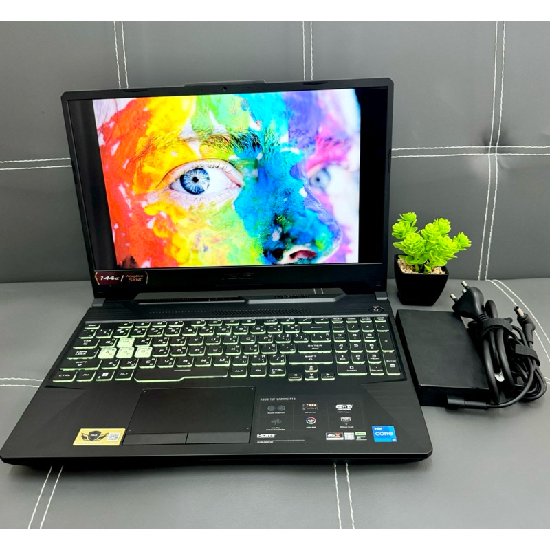 โน๊ตบุ๊ค gaming Asus TUF Gaming F15 Core i5 Gen 11 รุ่น FX506HF-HN014W ใช้งานไม่ถึงเดือน นอกนั้นนอนต