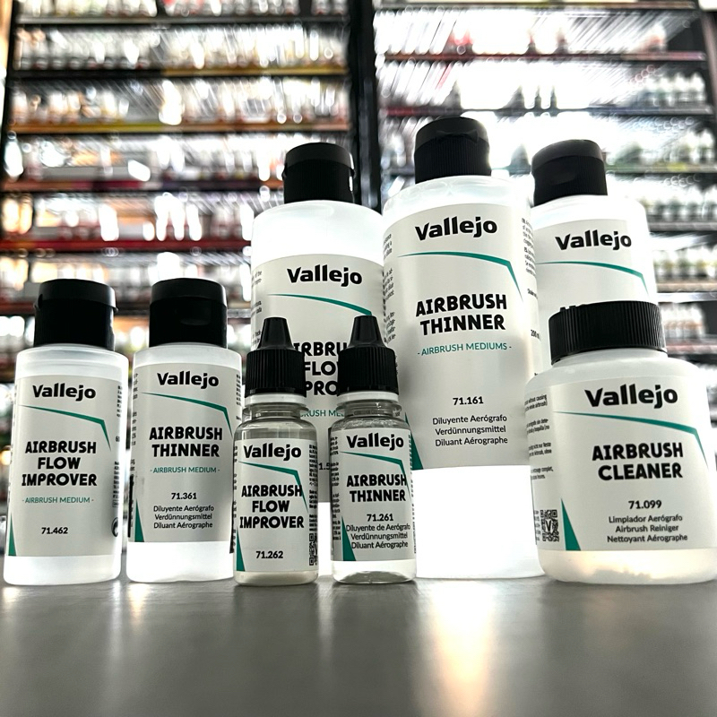 VALLEJO Thinner  ทินเนอร์สีอะคริลิคสูตรน้ำ สำหรับการพ่นแอร์บรัช