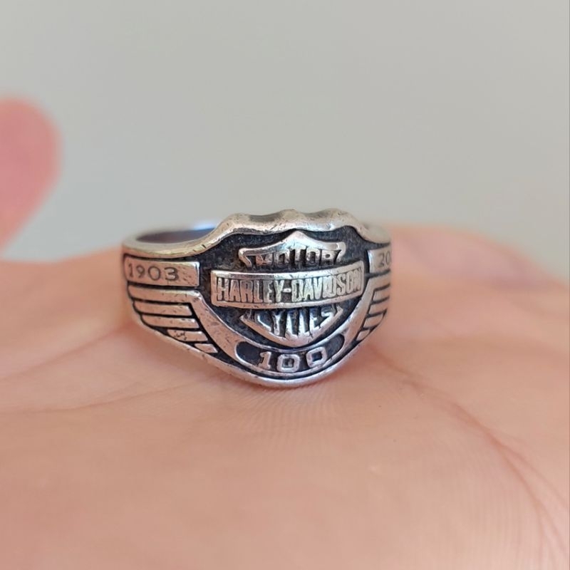 แหวน Harley-Davidson 100th มือสองของแท้100%