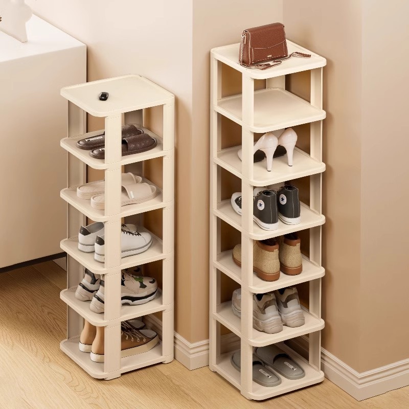 NeatBox ชั้นวางรองเท้า 1 ถึง 10 ชั้น รุ่น 6N-083 พลาสติกแข็ง พับได้  ประหยัดพื้นที่ สิ่งจำเป็นในอพาร์ตเมนต์