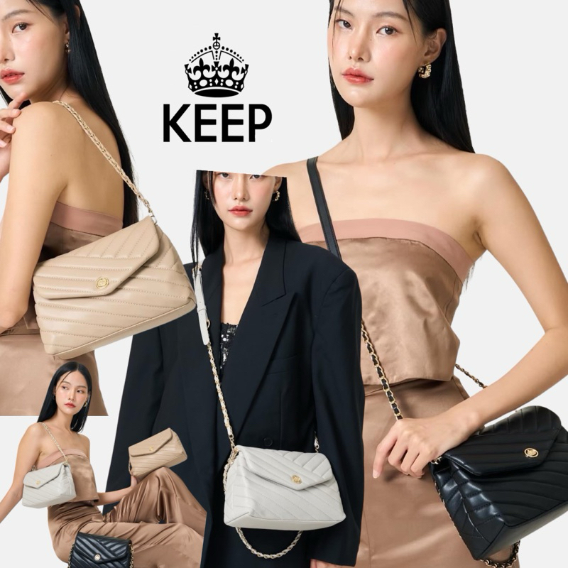 [NEW IN] KEEP รุ่น ‘ PENE ‘ Bag (พีเน่) กระเป๋าสะพายข้าง กระเป๋าออกงาน