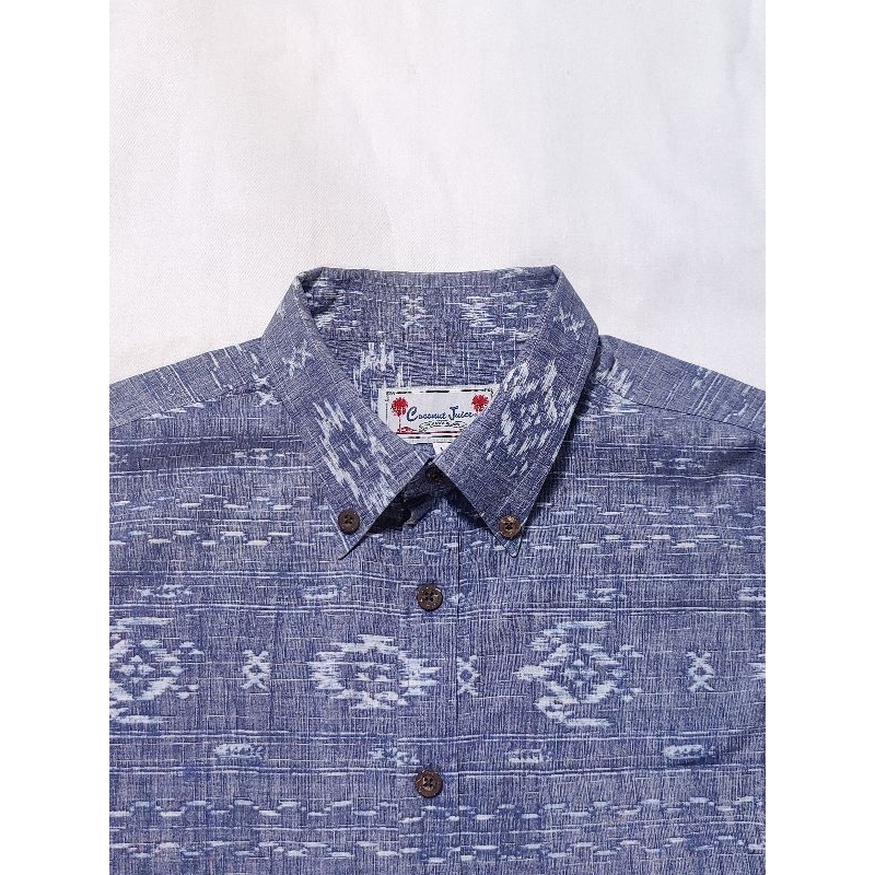 Coconut juice okinawa islandHawaii shirt เสื้อฮาวาย made in Japan