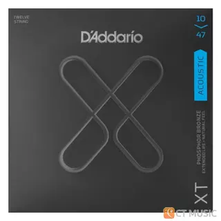 D’Addario XT 80/20 Bronze / Phosphor Bronze Acoustic Guitar Strings สายกีตาร์โปร่ง เบอร์ 10 / 11 / 12