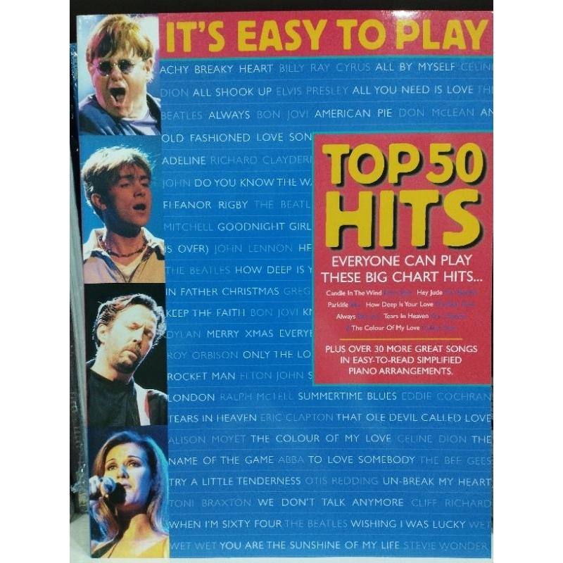 ITS EASY TO PLAY TOP 50 HITS BOOK 1/9780711972001