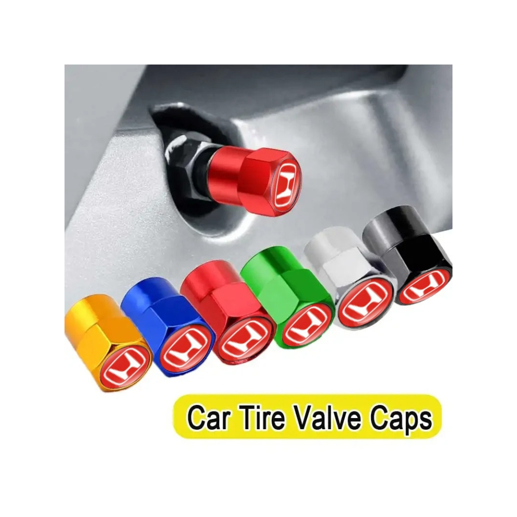 โลโก้รถยนต์ฮอนด้าฝาครอบวาล์วยางรถยนต Car tire valve cap for Honda
