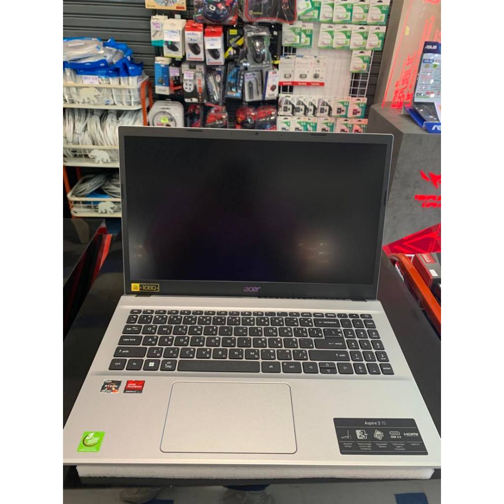 โน๊ตบุ๊ค Acer Aspire 3 A315-44P-R11P Silver