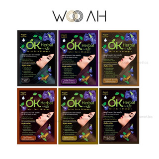 (ซอง) Ok herbal แชมพูปิดผมขาวโอเค เฮอเบิล 30มล