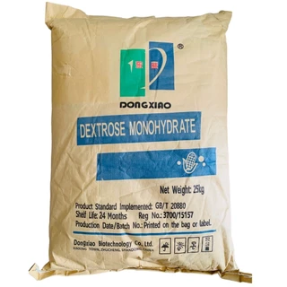 Dextrose monohydrate บรรจุ 25 กิโลกรัม. ราคา 700 บาท