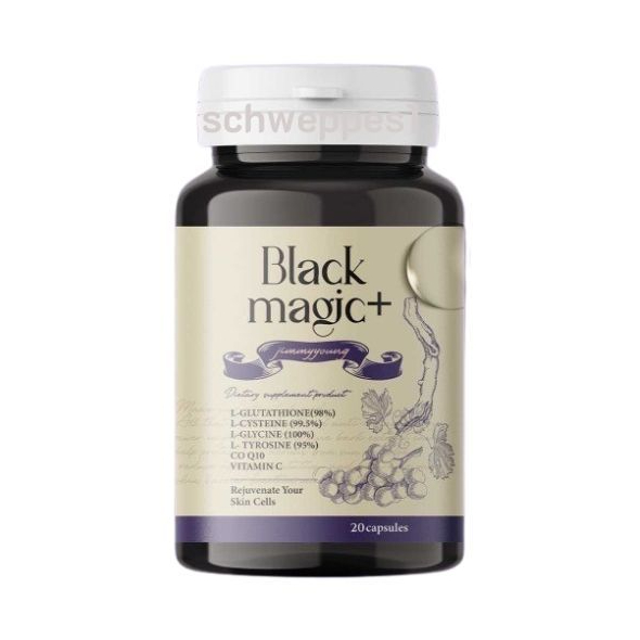 (1กระปุก) กลูต้าเม็ดดำ แบล็ค เมจิก Black Magic Plus Gluta