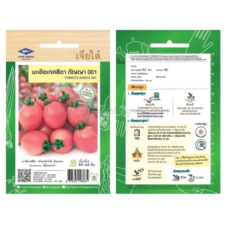 เมล็ดมะเขือเทศกัญญา001(รหัส A329)