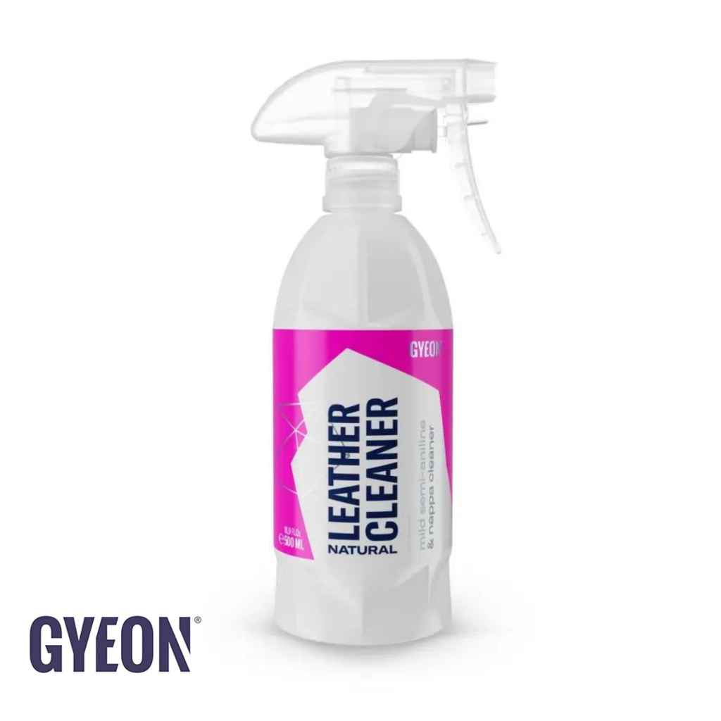 GYEON Q²M LEATHER CLEANER NATURAL 500ML. น้ำยาทำความสะอาดเบาะ สูตรอ่อนโยน ปลอดภัยหนังแท้ หนังเทียม