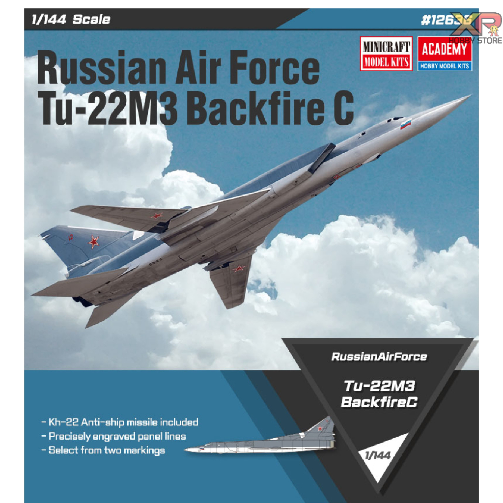 [Academy Model] 1/144: Russian Air Force Tu-22M3 Backfire C (AC 12636)