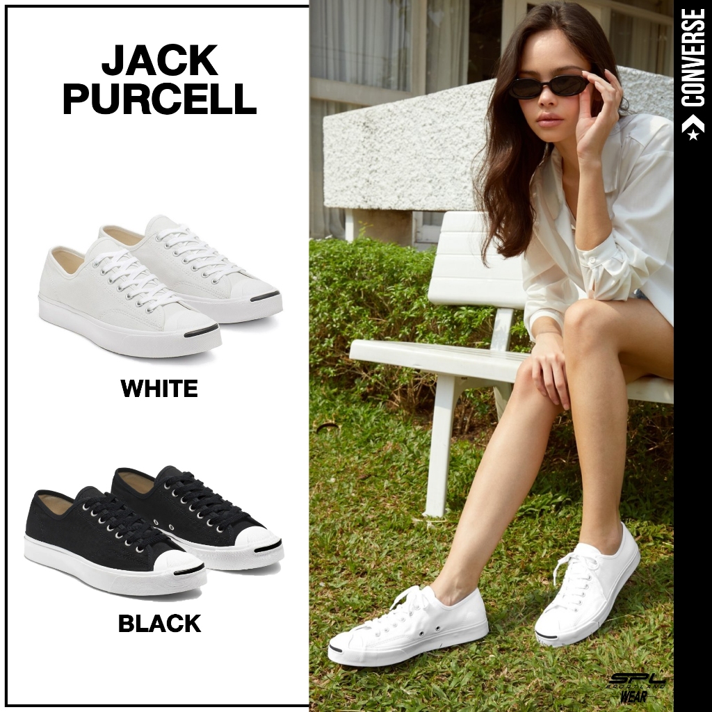 Converse Collection คอนเวิร์ส รองเท้าผ้าใบ รองเท้าลำลอง CR UX JackPurcell OX 164056CBK / 164057CWW (2600)