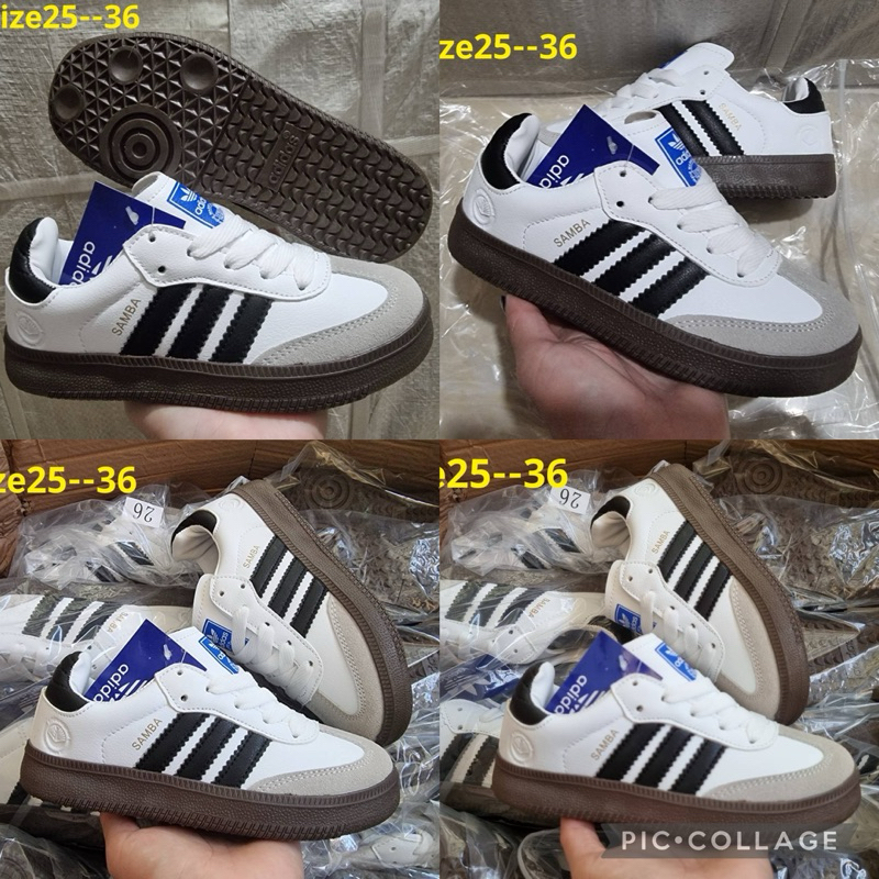 พร้อมส่ง รองเท้าsambaเด็ก25-36มีของพร้อมส่งเด็กผู้หญิงผู้ชาย