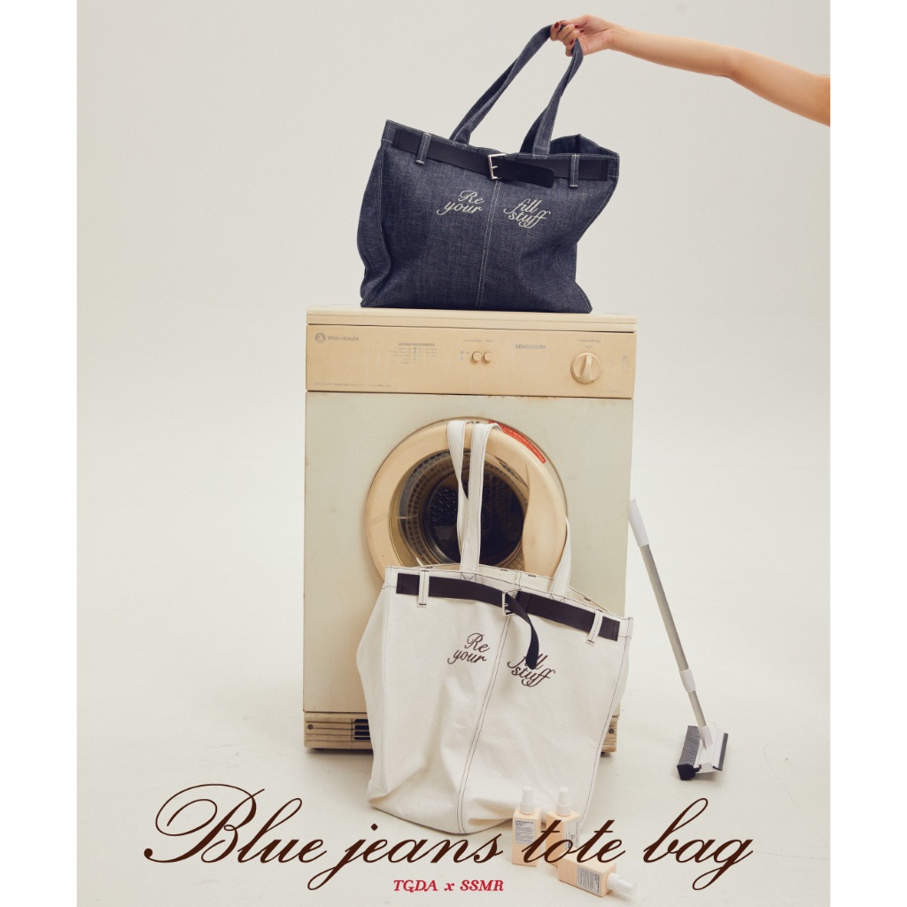 TGDA.CO x SSMR - กระเป๋าผ้า Body Girl รุ่น Blue Jeans Club Tote Bag (new color released!) (พร้อมส่ง)
