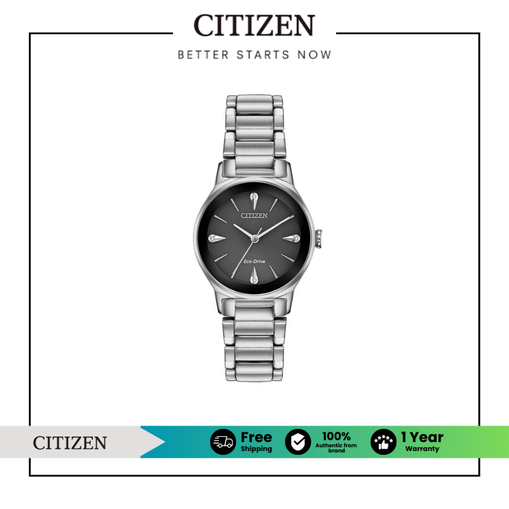 CITIZEN Eco-DriveEM0730-57E Lady Watch ( นาฬิกาผู้หญิงพลังงานแสง )