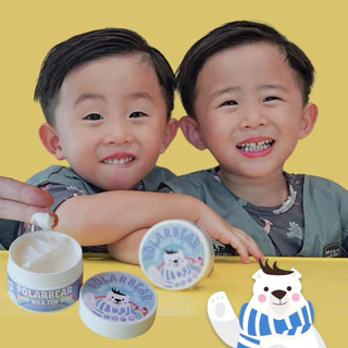 Polarbear Hair Wax For Kids แว๊กซ์จัดแต่งทรงผมสำหรับเด็กและผู้ใหญ่ผิวบอบบางแพ้ง่าย (POLARBEAR4)