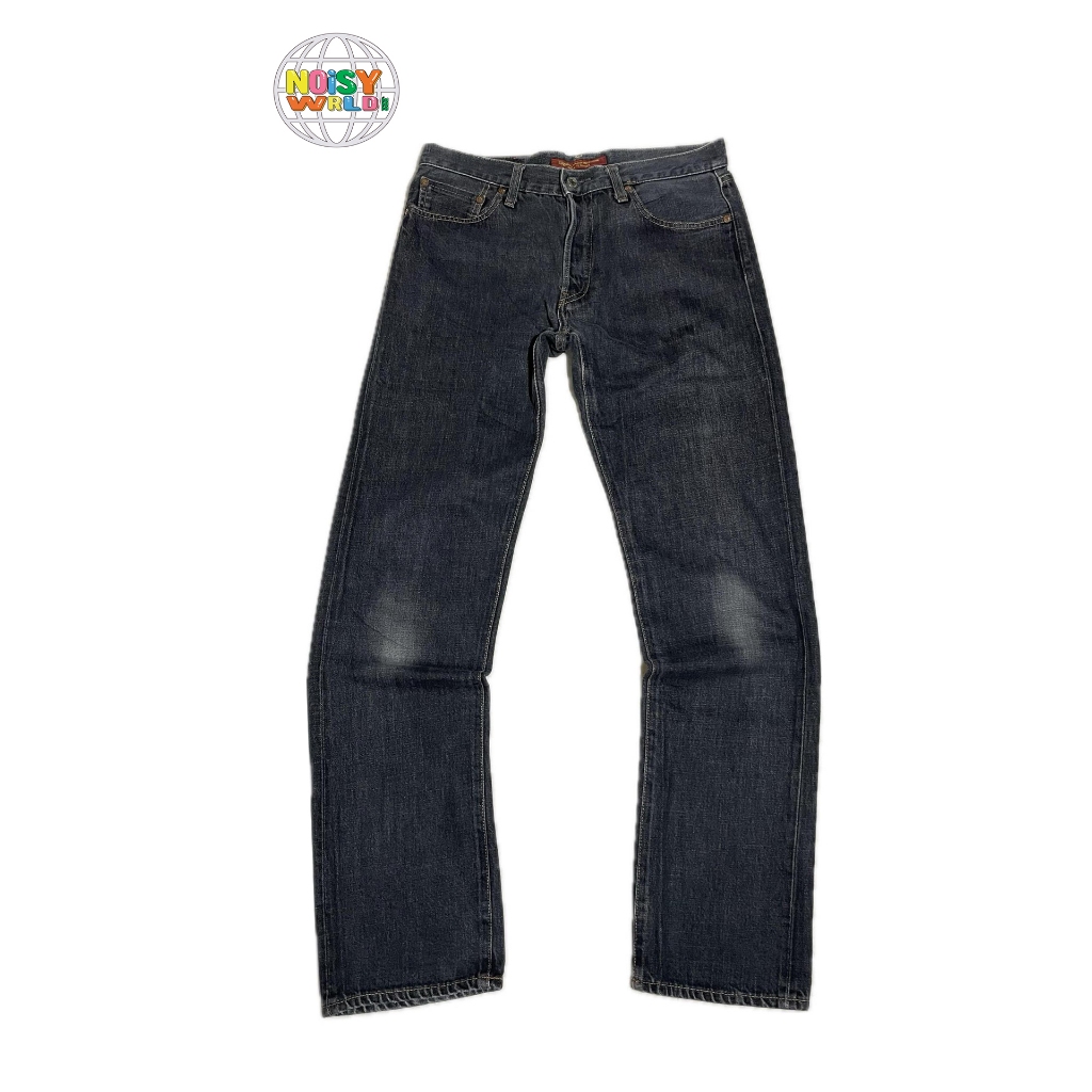 Uniqlo s002 regular fit ริมแดง size 33