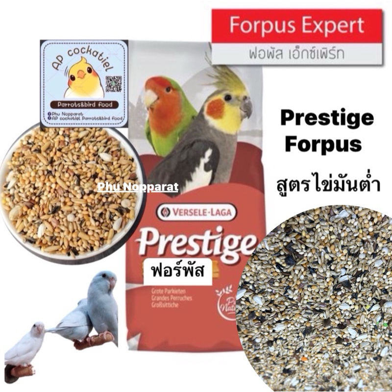 อาหารนกฟอร์พัส และนกแก้วขนาดเล็ก versele-Laga Prestige Forpus 1kg.