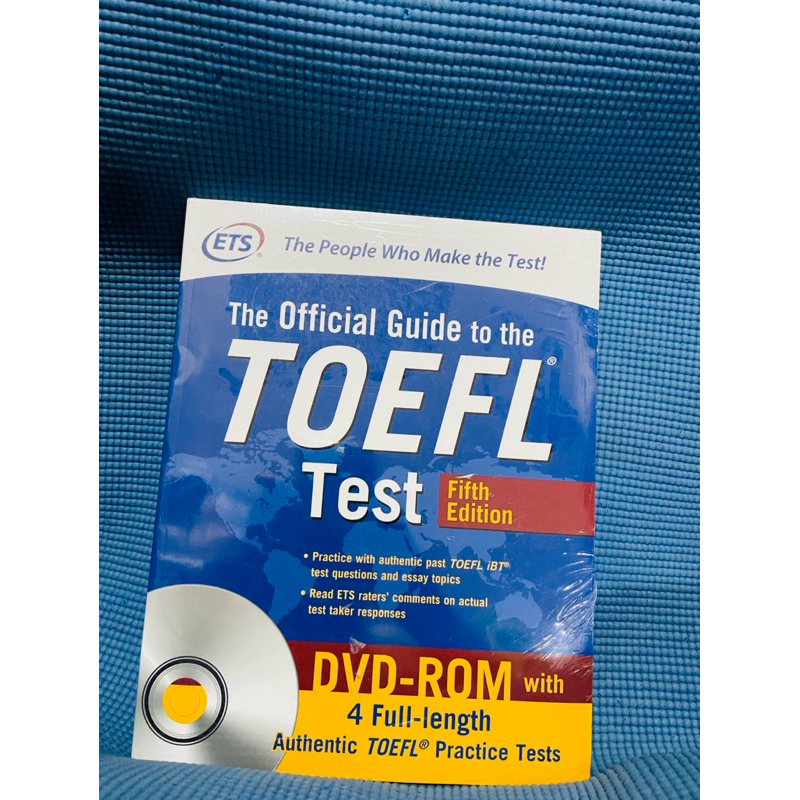 TOEFL ETS The Official Guide to the TOEFL test with DVD  fifth edition 💥ไม่มีเขียน มี cd