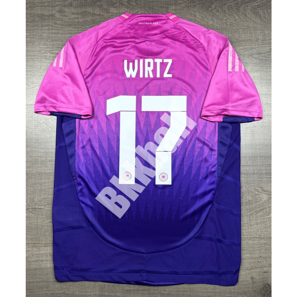 Player - เสื้อฟุตบอล ทีมชาติ Germany Away เยอรมัน เยือน Euro ยูโร 2024 17 WIRTZ