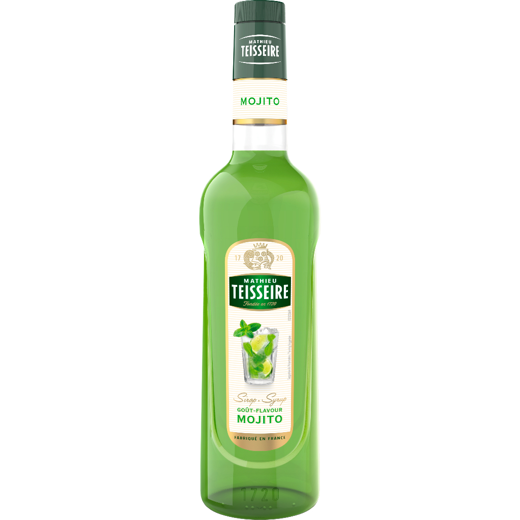 (แบ่งขาย) Mathieu Teisseire Mojito syrup  / ไซรัป แมททิวเตสแซร์ กลิ่นโมจิโต้ 15 cl