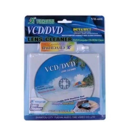 ชุดน้ำยาทำความสะอาดแผ่น CD/ VCD /DVD Computer CD ROM Lens Cleaner YH-608 นํ้ายาล้างทำความสะอาดหัวอ่านเครื่องเล่น CD/VCD/