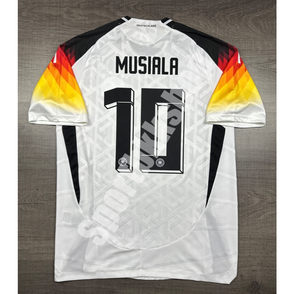 [Player] - เสื้อฟุตบอล ทีมชาติ Germany Home เยอรมัน เหย้า Euro ยูโร 2024 พร้อมเบอร์ชื่อ 10 MUSIALA