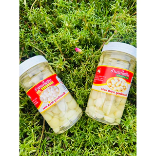 กระเทียมโทนดอง ดองน้ำผึ้ง ไม่ใส่สารกันบูด ขนาด 500 กรัม เนื้อล้วน กรอบ อร่อย พร้อมส่งค่ะ มี อย