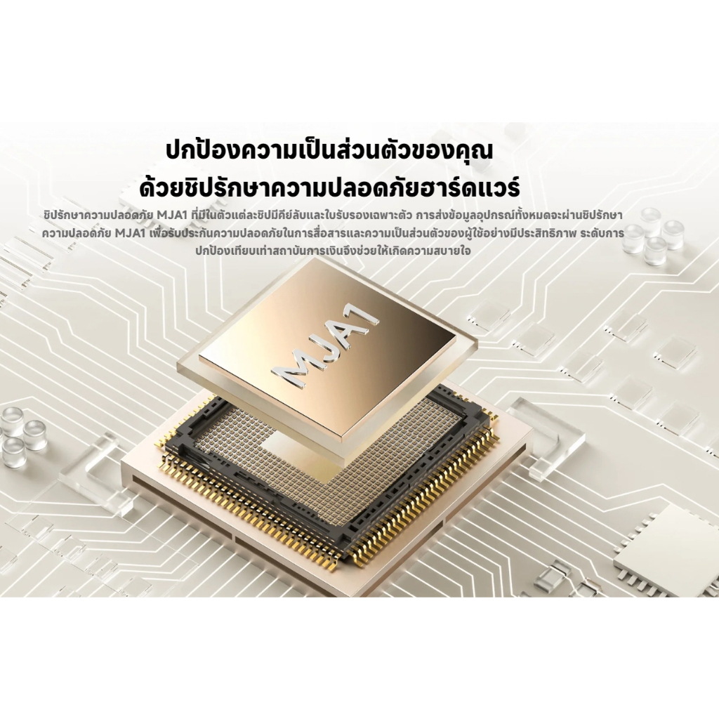 (รับประกันศูนย์ไทย 1 ปี)Xiaomi Smart Camera C500 Pro ชิปรักษาความปลอดภัย MJA1 | ฝาครอบเลนส์ | มอบคุณภาพของภาพที่คมชัด 3K
