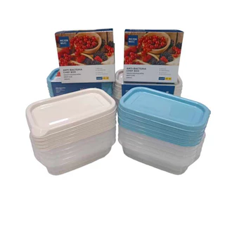 ชุดกล่องอาหารแบบสี่เหลี่ยมSuper Lock 1set/5ใบ 225ml.#6071