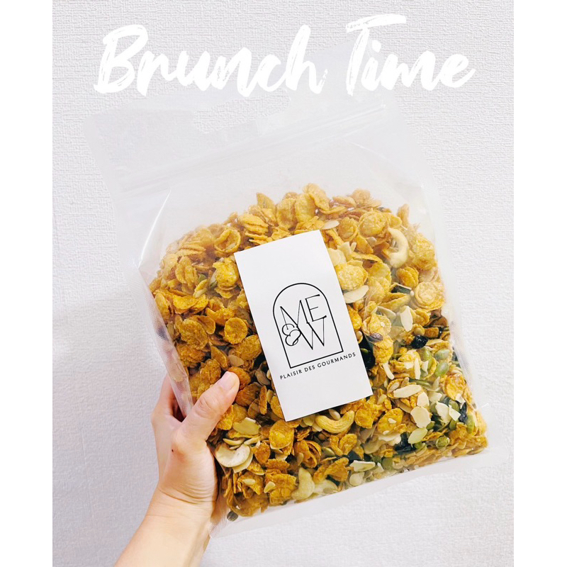 [ME&W] [สั่งผ่านVideoรับโค้ดส่วนลด30%]Premium Honey Caramel Cornflakes คาราเมลน้ำผึ้งคอร์นเฟลก