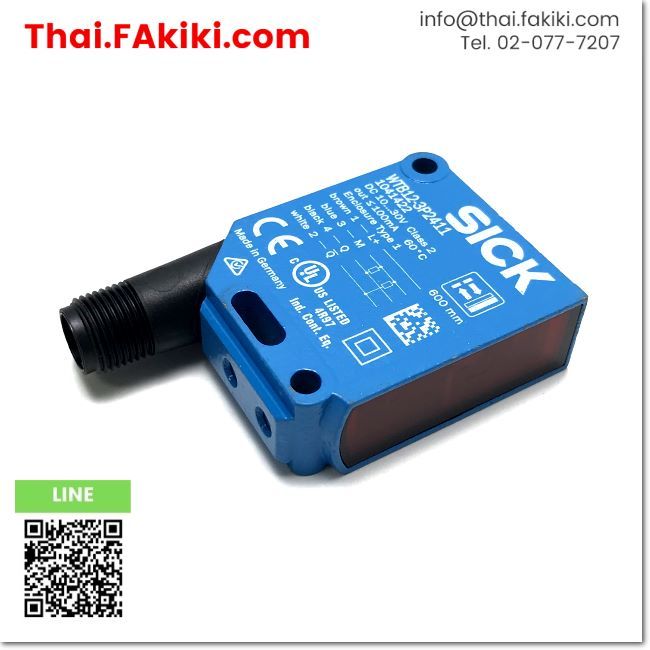 (D)Used*, WTB12-3P2411 Photoelectric sensor, สเปค DC10-30V, SICK (66-008-996)