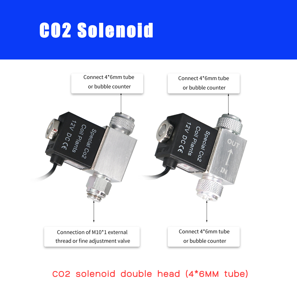 Solenoid Valve โซลินอยด์วาร์ว CO2 ต่อเพิ่้มแบบ Single Head/ Double Head 220V