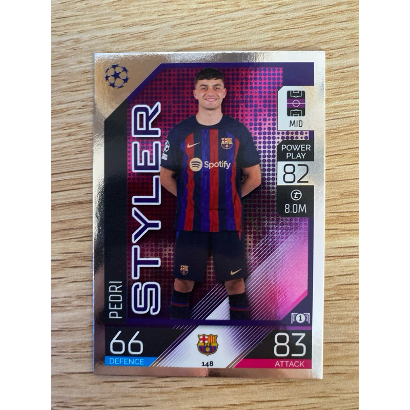 การ์ดฟุตบอล Pedri/Styler