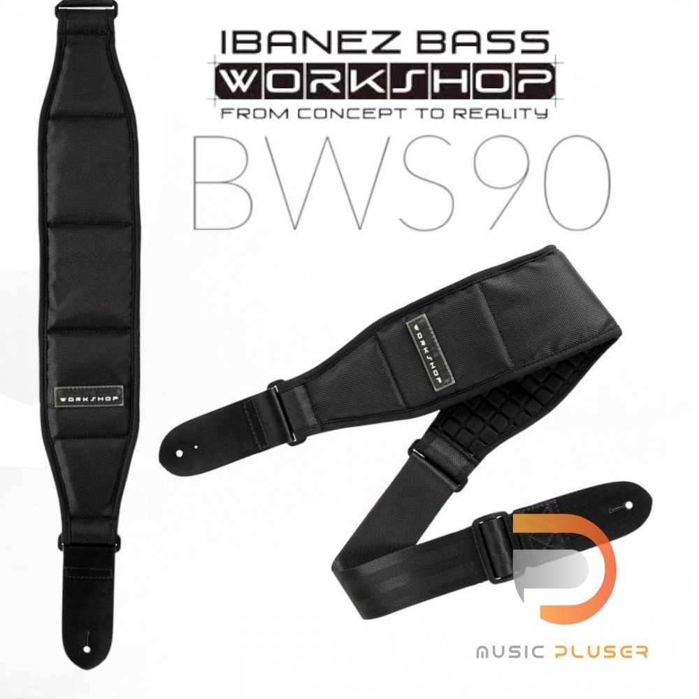 สายสะพายกีต้าร์Ibanez BWS90 ใช้ได้ทั้ง กีตาร์เบส, กีตาร์ไฟฟ้า,โปร่ง กระจายน้ำหนักดี ปรับระดับได้ตามความต้องการ