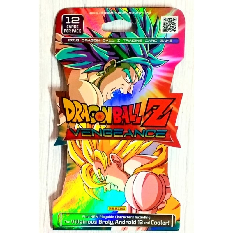 (Sealed Pack) ซองสุ่มการ์ด ดราก้อนบอล แซด PANINI DRAGON BALL Z : VENGEANCE TRADING CARD GAME