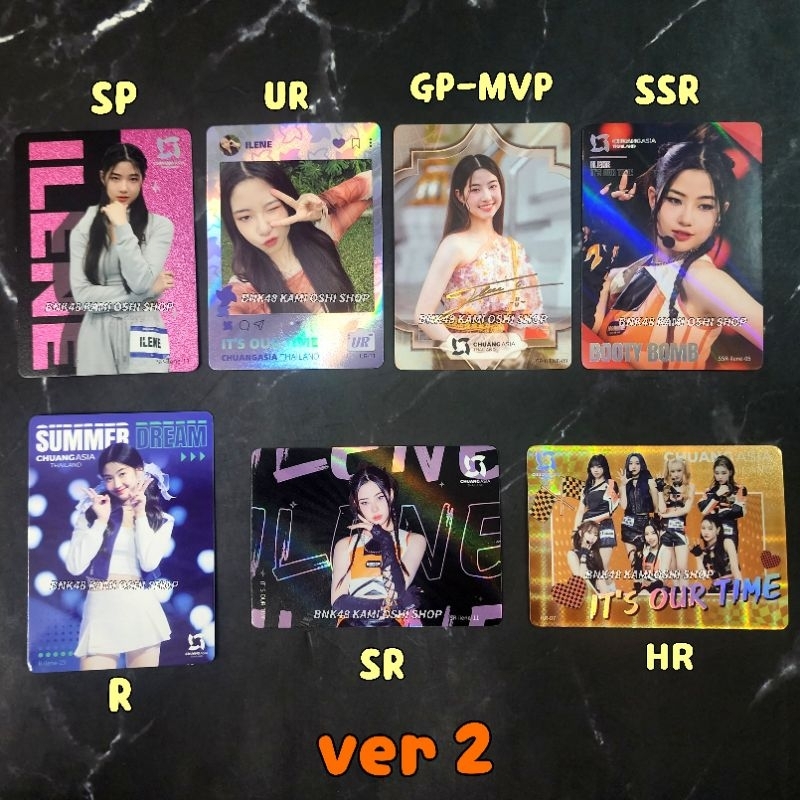 ilene การ์ด Chuang Asia ver2 ไอลีน mindy มินดี้ ( chuangasia Vancard Shining Stars )