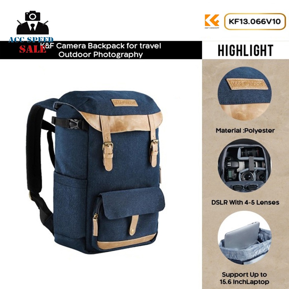 K&amp;F Concept 13.066V10 DSLR Camera Backpack