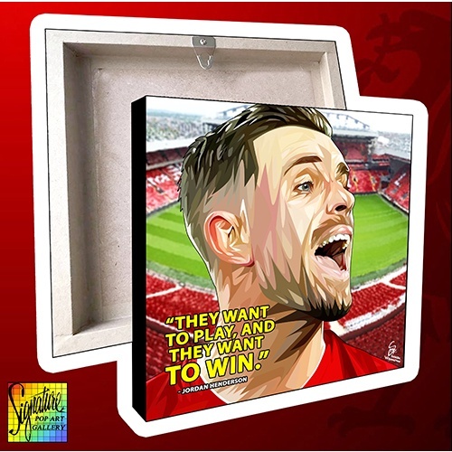 กรอบรูป POP ART "Jordan Henderson" Liverpool ลิเวอร์พูล