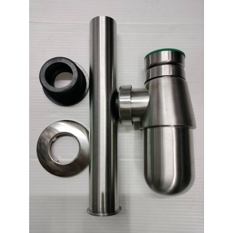 ชุดท่อน้ำทิ้งสแตนเลส SUS304 (ชุดท่อชาร์ปน้ำทิ้ง)