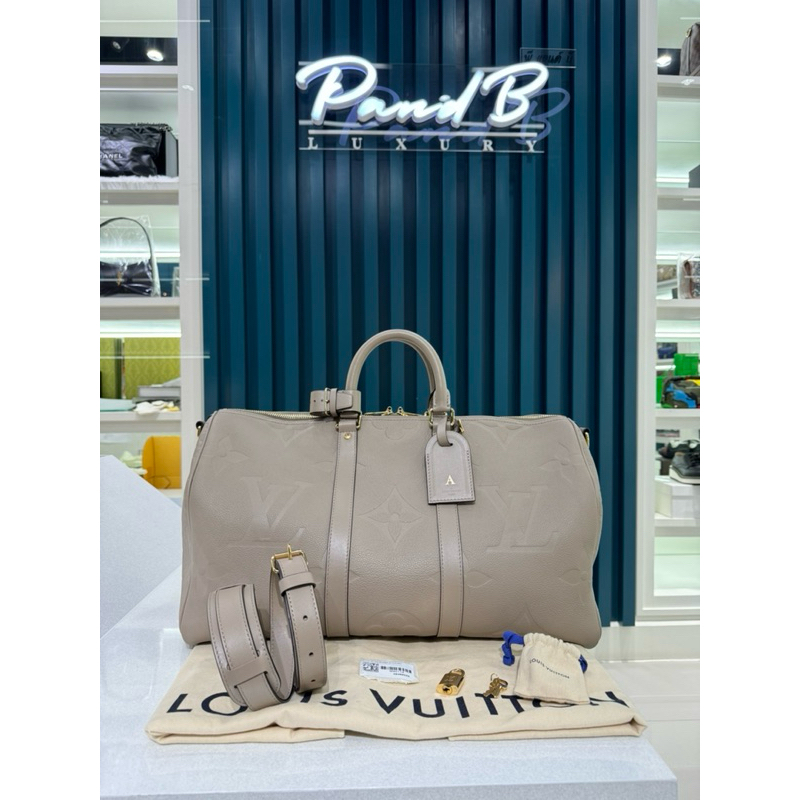[ของแท้💯] LV Keepall 45 BA ฝังชิพ